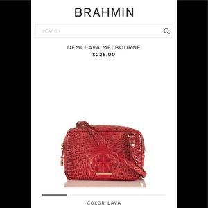 NWT Brahmin Lava Crossbody